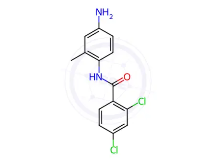 Chemical structure of N-(4-Amino-2-methylphenyl)-2,4-dichlorobenzamide
