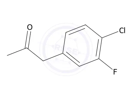 Chemical structure of 1-(4-Chloro-3-fluorophenyl)propan-2-one