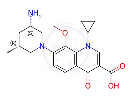 Chemical structure of Nemonoxacin Impurity 2