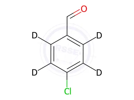 Chemical structure of 4-Chlorobenzaldehyde-2,3,5,6-d4