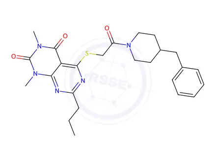 Chemical structure of Tryparsamide Disodium