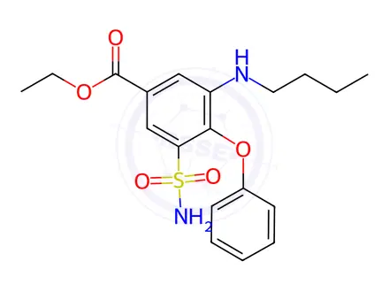 Chemical structure of Bumetanide Impurity 185
