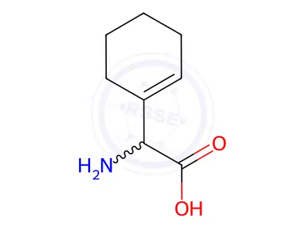 Chemical structure of 2-(1-Cyclohexenyl)Glycined