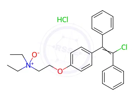 Chemical structure of Clomifene N-Oxide Hydrochloride