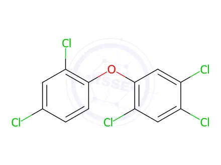 Chemical structure of 2,2',4,4',5-Pentachlorodiphenyl ether