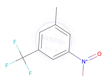 Chemical structure of 1-Methyl-3-nitro-5-(trifluoromethyl)benzene