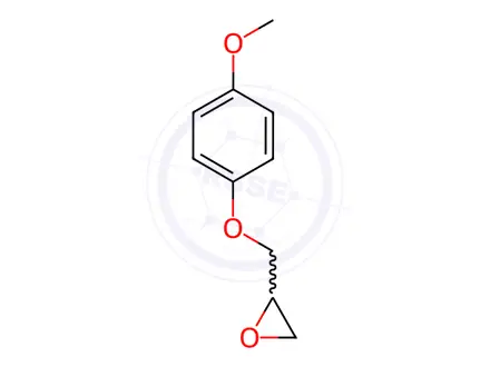Chemical structure of 4-Methoxyphenyl glycidyl ether
