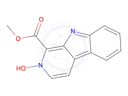 Chemical structure of 1-Methoxycarbonyl-beta-carboline-N-oxide