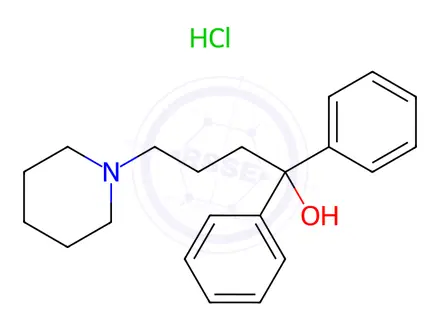 Chemical structure of Diphenidol hydrochloride
