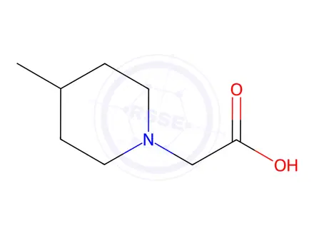 Chemical structure of (4-methylpiperidin-1-yl)acetic acid