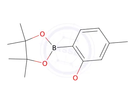Chemical structure of 2-Methoxy-4-Methylphenylboronic Acid Pinacol Ester