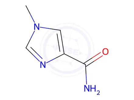 Chemical structure of 1-Methyl-1H-imidazole-4-carboxamide
