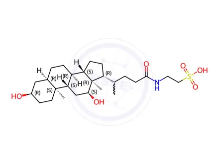 Chemical structure of Taurodeoxycholic acid