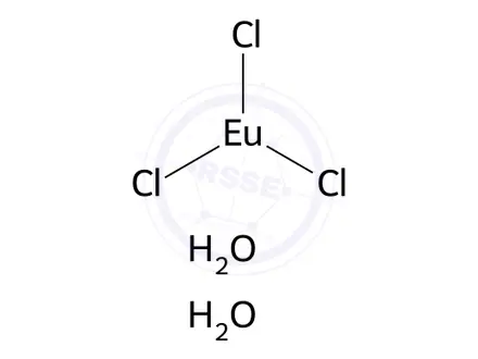 Chemical structure of Europium(III) Chloride Hexahydrate