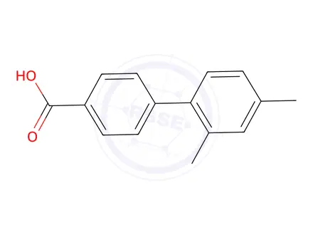 Chemical structure of 4-(2,4-Dimethylphenyl)benzoic acid