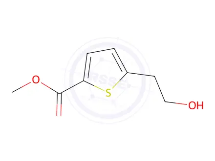 Chemical structure of Methyl 5-(2-Hydroxyethyl)thiophene-2-carboxylate