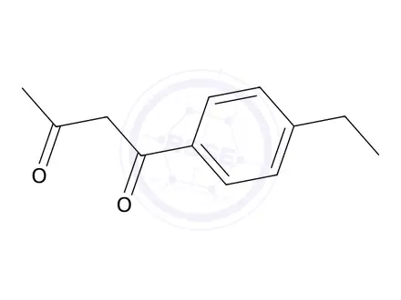 Chemical structure of 1-(4-Ethylphenyl)butane-1,3-dione