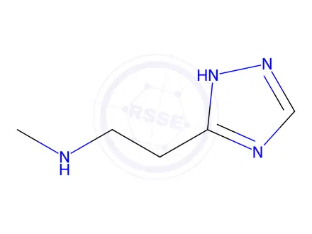 Chemical structure of n-Methyl-2-(1h-1,2,4-triazol-3-yl)ethan-1-amine