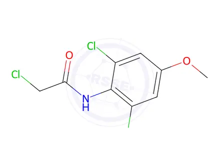 Chemical structure of 2-Chloro-N-(2,6-dichloro-4-methoxyphenyl)acetamide