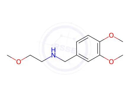 Chemical structure of N-(3,4-dimethoxybenzyl)-2-methoxyethan-1-amine
