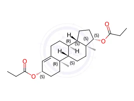 Chemical structure of Testosterone Propionate Impurity 2