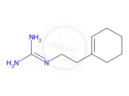 Chemical structure of N-[2-(Cyclohex-1-en-1-yl)ethyl]guanidine