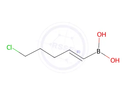 Chemical structure of (E)-(5-Chloropent-1-en-1-yl)boronic acid