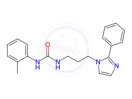 Chemical structure of 1-(3-(2-Phenyl-1H-imidazol-1-yl)propyl)-3-(o-tolyl)urea