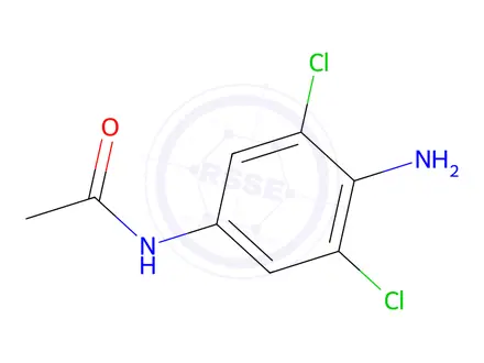 Chemical structure of N-(4-amino-3,5-dichlorophenyl)acetamide