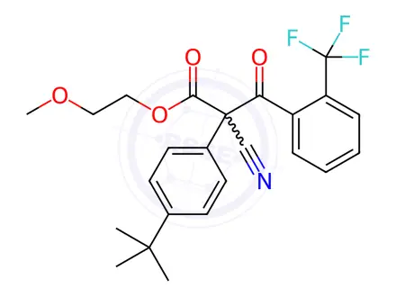 Chemical structure of Cyflumetofen