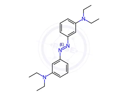 Chemical structure of 3,3'-(Diazene-1,2-diyl)bis(N,N-diethylaniline)