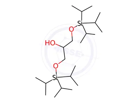 Chemical structure of 1,3-O-Bis(triisopropylsilyl) Glycerol