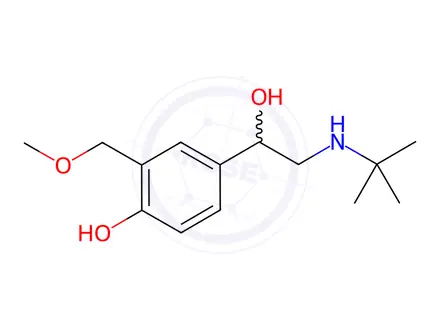 Chemical structure of Albuterol EP Impurity M