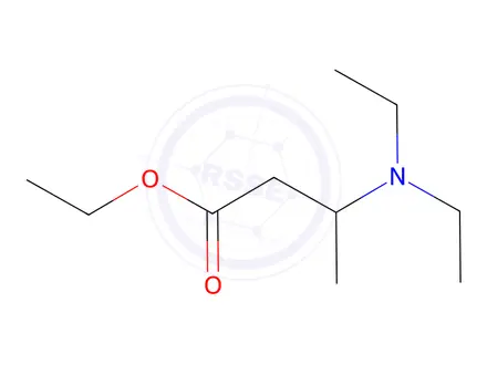 Chemical structure of Ethyl 3-(Diethylamino)butyric Acid Ester