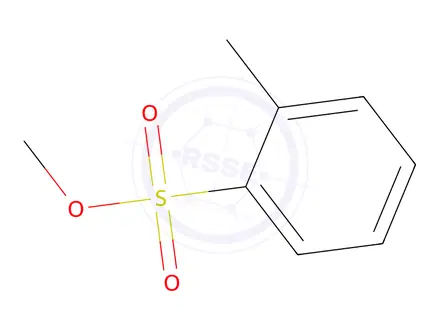 Chemical structure of methyl 2-methylbenzenesulfonate