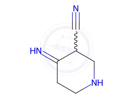 Chemical structure of 3-Cyano-4-iminopiperidine