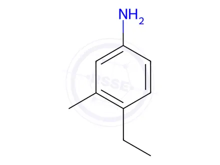 Chemical structure of 4-Ethyl-3-methylaniline