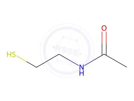 Chemical structure of N-Acetylcysteamine