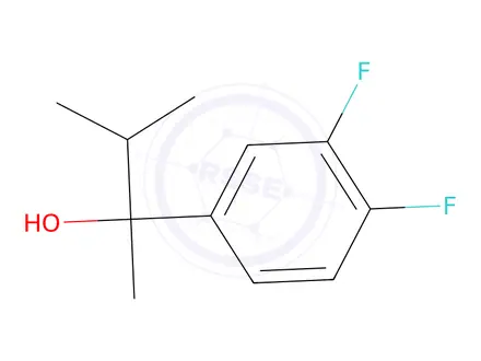 Chemical structure of 2-(3,4-Difluorophenyl)-3-methylbutan-2-ol