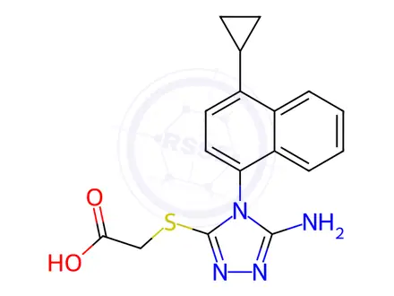 Chemical structure of Lesinurad Impurity 47