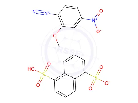 Chemical structure of Fast Red B Salt