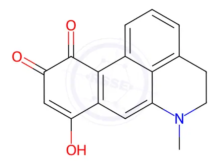 Chemical structure of Apomorphine p-Quinone