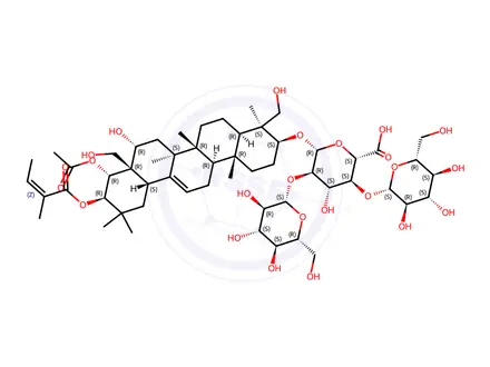 Chemical structure of Escin Ib