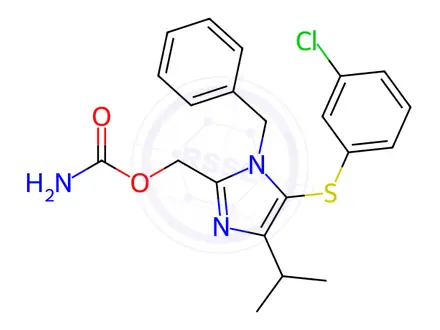 Chemical structure of Capravirine Impurity 17