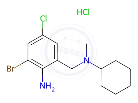 Chemical structure of Bromhexine hydrochloride Impurity Tb