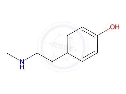Chemical structure of N-Methyltyramine