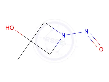 Chemical structure of 3-methyl-1-nitrosoazetidin-3-ol