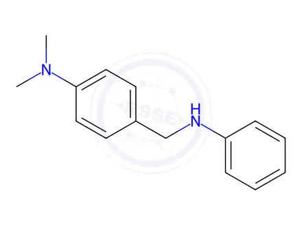 Chemical structure of N,N-dimethyl-4-((phenylamino)methyl)aniline