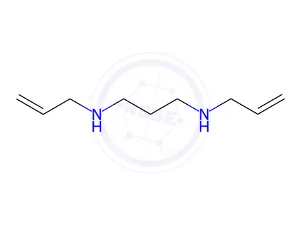 Chemical structure of 1,3-Propanediamine, N1,N3-di-2-propen-1-yl-, hydrochloride (1:2)