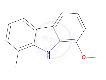 Chemical structure of 1-Methoxy-8-methyl-9h-carbazole